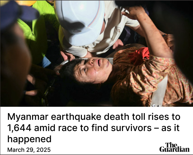 Myanmar Earthquake